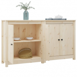 Szafki, 2 szt., 70x35x80 cm, lite drewno sosnowe