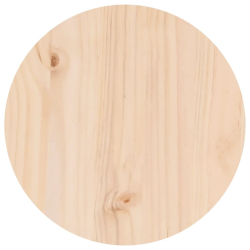 Stolik kawowy, Ø 40x60 cm, lite drewno sosnowe
