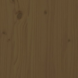 Stolik kawowy, miodowy brąz, Ø45x40 cm, lite drewno sosnowe