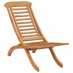 Składane krzesło ogrodowe, 50x90x69 cm, lite drewno tekowe