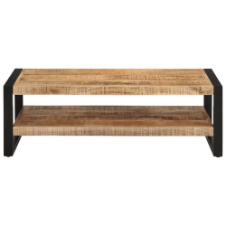 Stolik kawowy, 120x55x40 cm, lite drewno mango