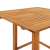 Stolik bistro, 75x75x110 cm, lite drewno akacjowe