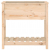 Donica z półką, 82,5x34,5x81 cm, lite drewno sosnowe