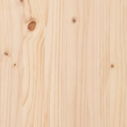 Donica z półką, 54x54x81 cm, lite drewno sosnowe