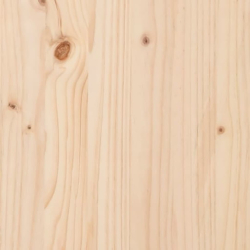 Donica z półką, 82,5x54x81 cm, lite drewno sosnowe