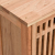 5-cz. zestaw mebli łazienkowych, lite drewno orzechowe