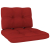 Krzesło ogrodowe z czerwonymi poduszkami, impregnowana sosna