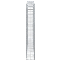 Łukowaty kosz gabionowy 400x30x200/220 cm, galwanizowane żelazo