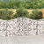 Kosze gabionowe, 4 szt, 200x30x100/120 cm, galwanizowane żelazo