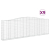 Kosze gabionowe, 9 szt, 400x30x120/140 cm, galwanizowane żelazo