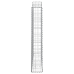 Łukowaty kosz gabionowy 200x30x180/200 cm, galwanizowane żelazo