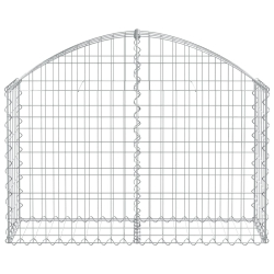 Łukowaty kosz gabionowy, 100x30x60/80 cm, galwanizowane żelazo