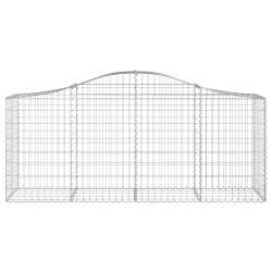 Kosze gabionowe, 40 szt, 200x50x80/100 cm, galwanizowane żelazo
