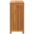 Ogrodowy stolik konsolowy, 80x35x75 cm, lite drewno akacjowe