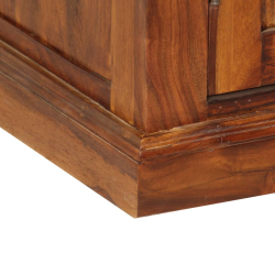 Witryna z litego drewna sheesham, 100 x 40 x 200 cm
