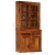 Witryna z litego drewna sheesham, 100 x 40 x 200 cm