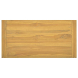 Półka do łazienki, 90x45x35 cm, lite drewno tekowe