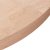 Okrągły blat do stolika, Ø80x4 cm, surowe drewno dębowe