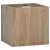 Łazienkowa szafka ścienna, 46x25,5x40 cm, lite drewno tekowe