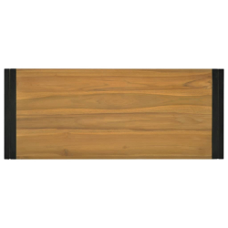 Półka łazienkowa, 120x45x35 cm, lite drewno tekowe