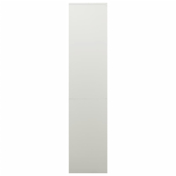 Szafa biurowa, jasnoszara, 90x40x180 cm, stalowa