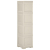 Szafka plastikowa, 40x43x164 cm, wygląd drewna, kremowa