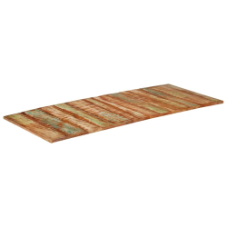 Blat stołu, 140x60x(1,5-1,6) cm, lite drewno z odzysku