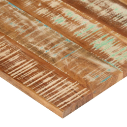 Blat stołu, 140x60x(1,5-1,6) cm, lite drewno z odzysku