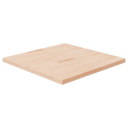 Kwadratowy blat do stolika, 90x90x4 cm, surowe drewno dębowe