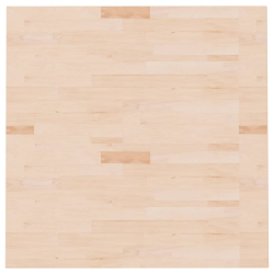 Kwadratowy blat do stolika, 90x90x2,5 cm, surowe drewno dębowe