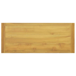 Łazienkowa półka ścienna, 110x45x35 cm, lite drewno tekowe