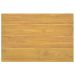Półka łazienkowa, 60x40x75 cm, lite drewno tekowe