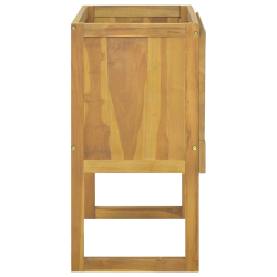 Szafka łazienkowa, 90x45x75 cm, lite drewno tekowe