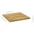 Kwadratowy blat do stolika z drewna dębowego, 44 mm, 80 x 80 cm