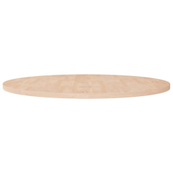 Okrągły blat do stolika, Ø90x2,5 cm, surowe drewno dębowe