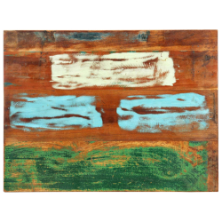 Prostokątny blat stołu 60x70 cm 25-27 mm, lite drewno z odzysku
