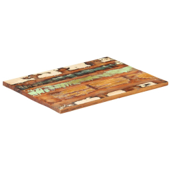 Prostokątny blat stołu 60x70 cm 25-27 mm, lite drewno z odzysku