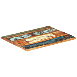 Prostokątny blat stołu 60x70 cm 25-27 mm, lite drewno z odzysku