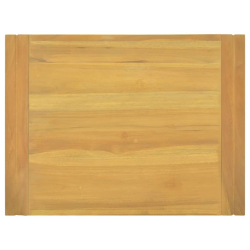 Półka do łazienki, 60x45x35 cm, lite drewno tekowe