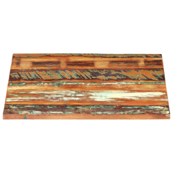Kwadratowy blat stołu 60x60 cm, 25-27 mm, lite drewno z odzysku