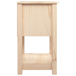 Szafka nocna, 40x35x61,5 cm, lite drewno sosnowe