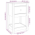 Szafka nocna, 40x35x61,5 cm, lite drewno sosnowe