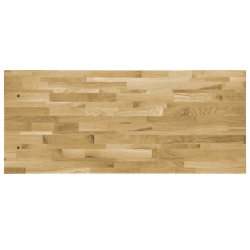 Prostokątny blat do stolika z drewna dębowego, 44 mm, 100x60 cm