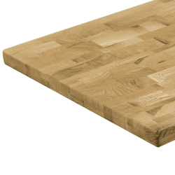 Prostokątny blat do stolika z drewna dębowego, 44 mm, 100x60 cm