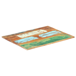 Prostokątny blat do stołu, 60x70 cm, 15-16 mm, drewno z odzysku