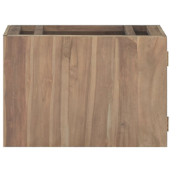 Łazienkowa szafka ścienna, 60x39x40 cm, lite drewno tekowe