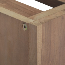 Łazienkowa szafka ścienna, 60x39x40 cm, lite drewno tekowe
