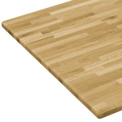 Prostokątny blat do stolika z drewna dębowego, 23 mm, 120x60 cm