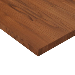 Kwadratowy blat do stolika, ciemnobrązowy, 90x90x2,5 cm, dębowy