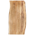 Blat, lite drewno akacjowe, 118x(50-60)x2,5 cm